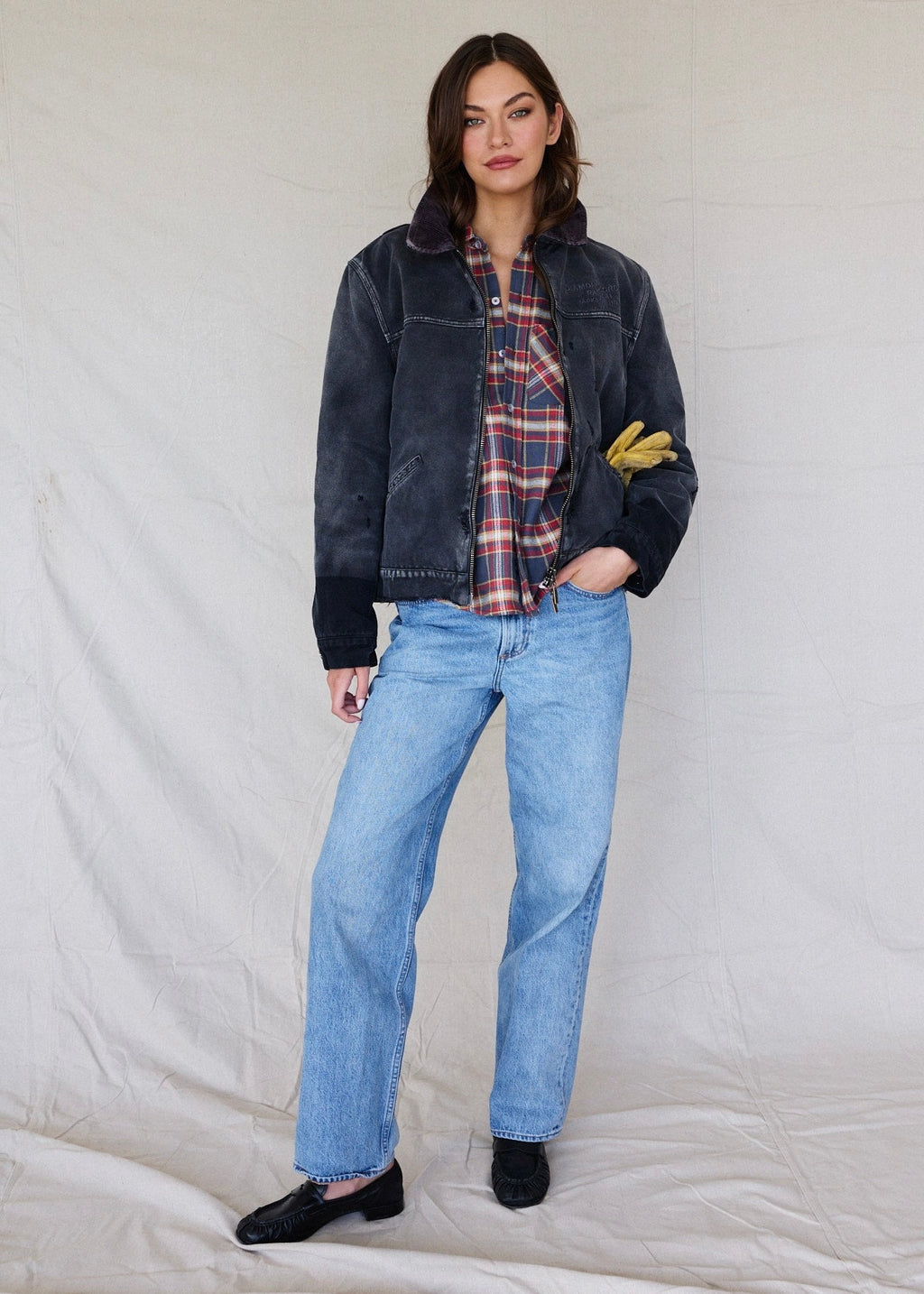 Sunset Black | Sun Faded Work Jackets