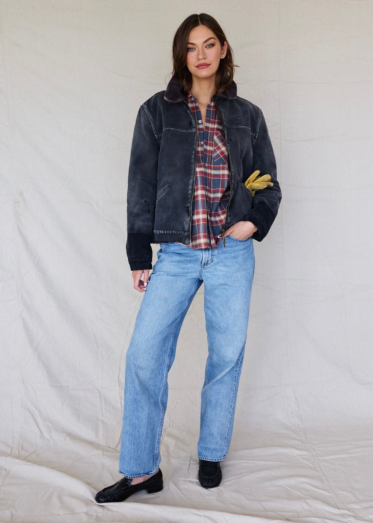 Sunset Black | Sun Faded Work Jackets
