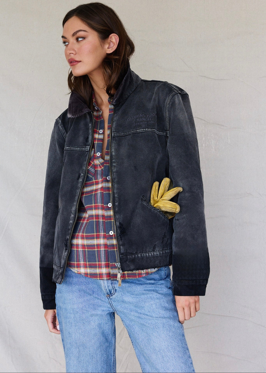 Sunset Black | Sun Faded Work Jackets