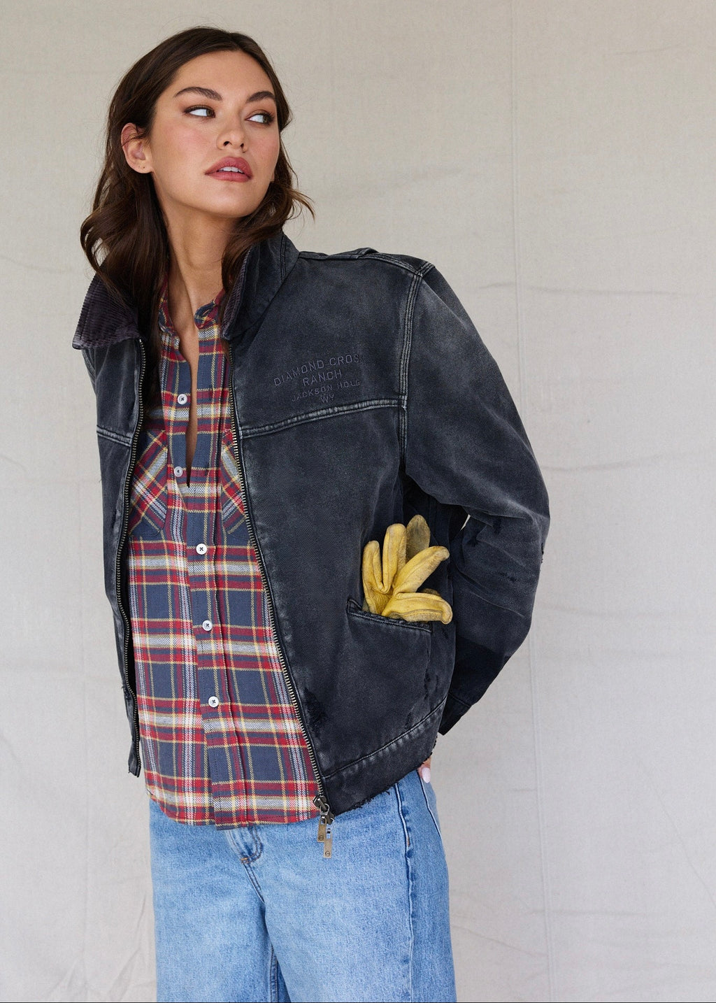 Sunset Black | Sun Faded Work Jackets