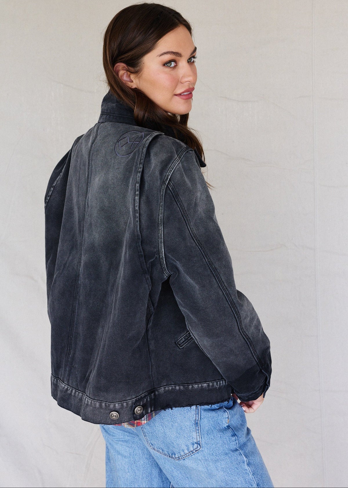 Sunset Black | Sun Faded Work Jackets