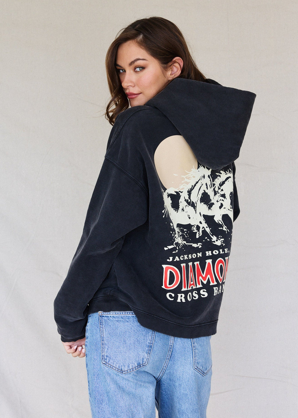 Sunfaded Black Hoodie | Jackson Wild