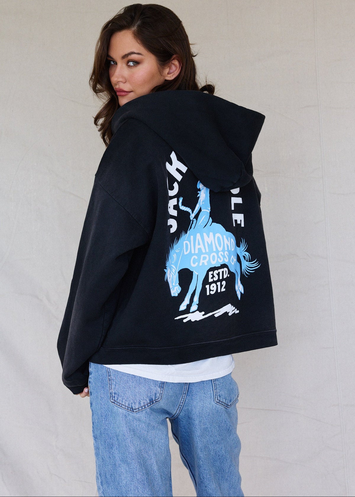 Black - Maverick | Sun Faded Zip Hoodies