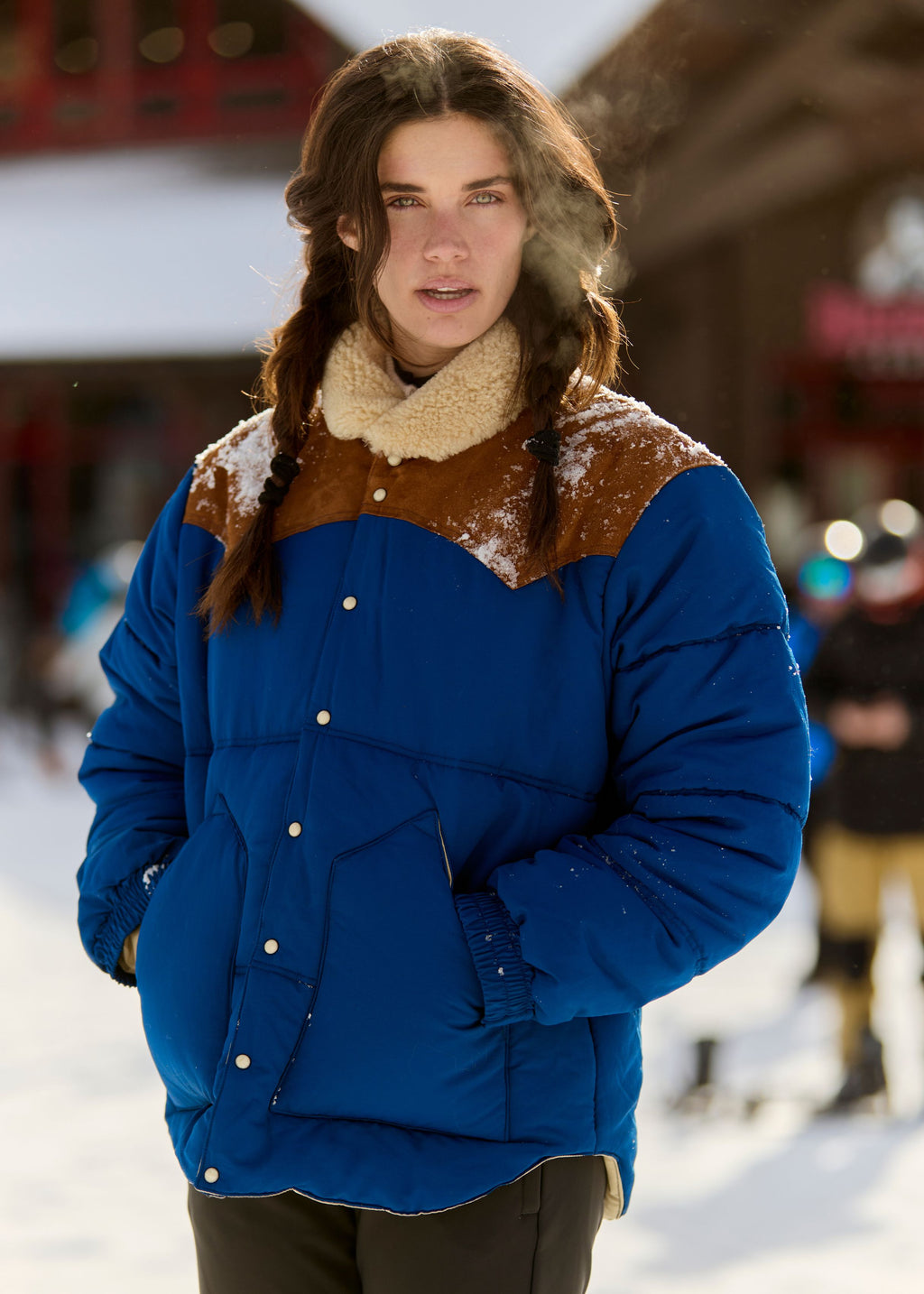 Teton Blue Puffer Jacket | The Icon Puffer