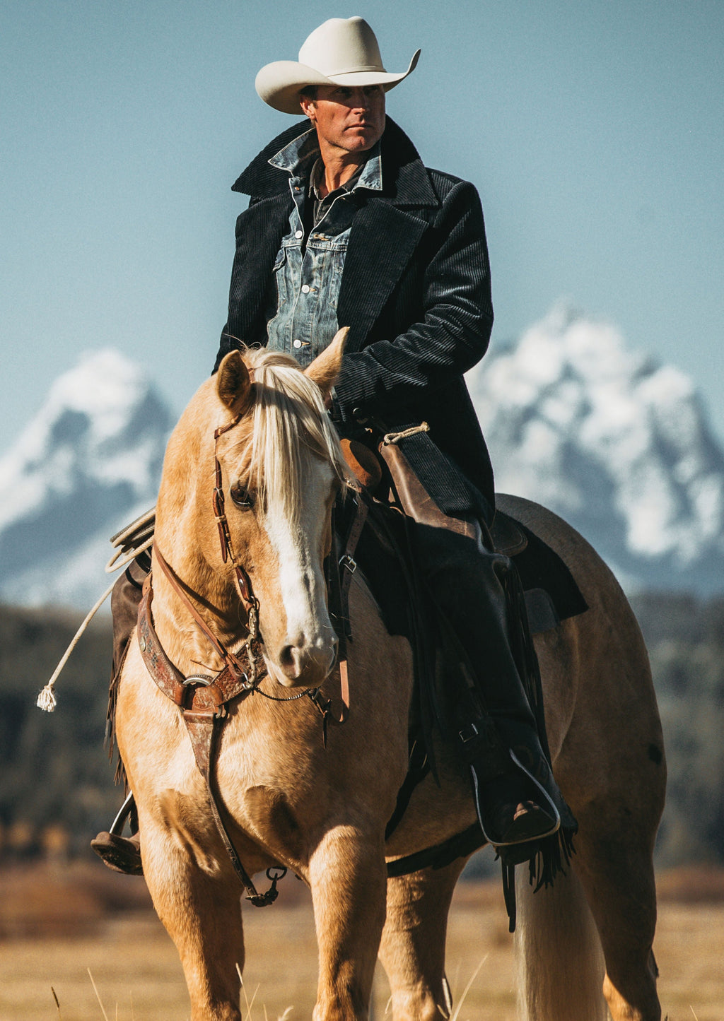 Navy | Diamond cross ranch Corduroy Cowboy Jacket