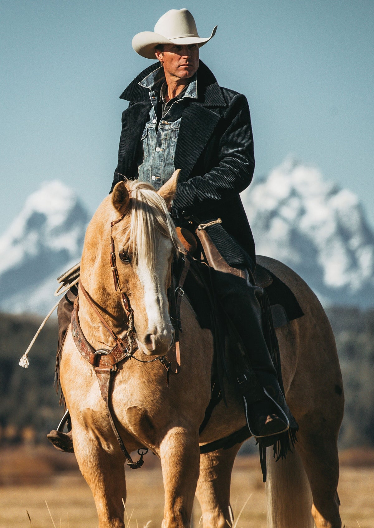 Navy | Diamond cross ranch Corduroy Cowboy Jacket