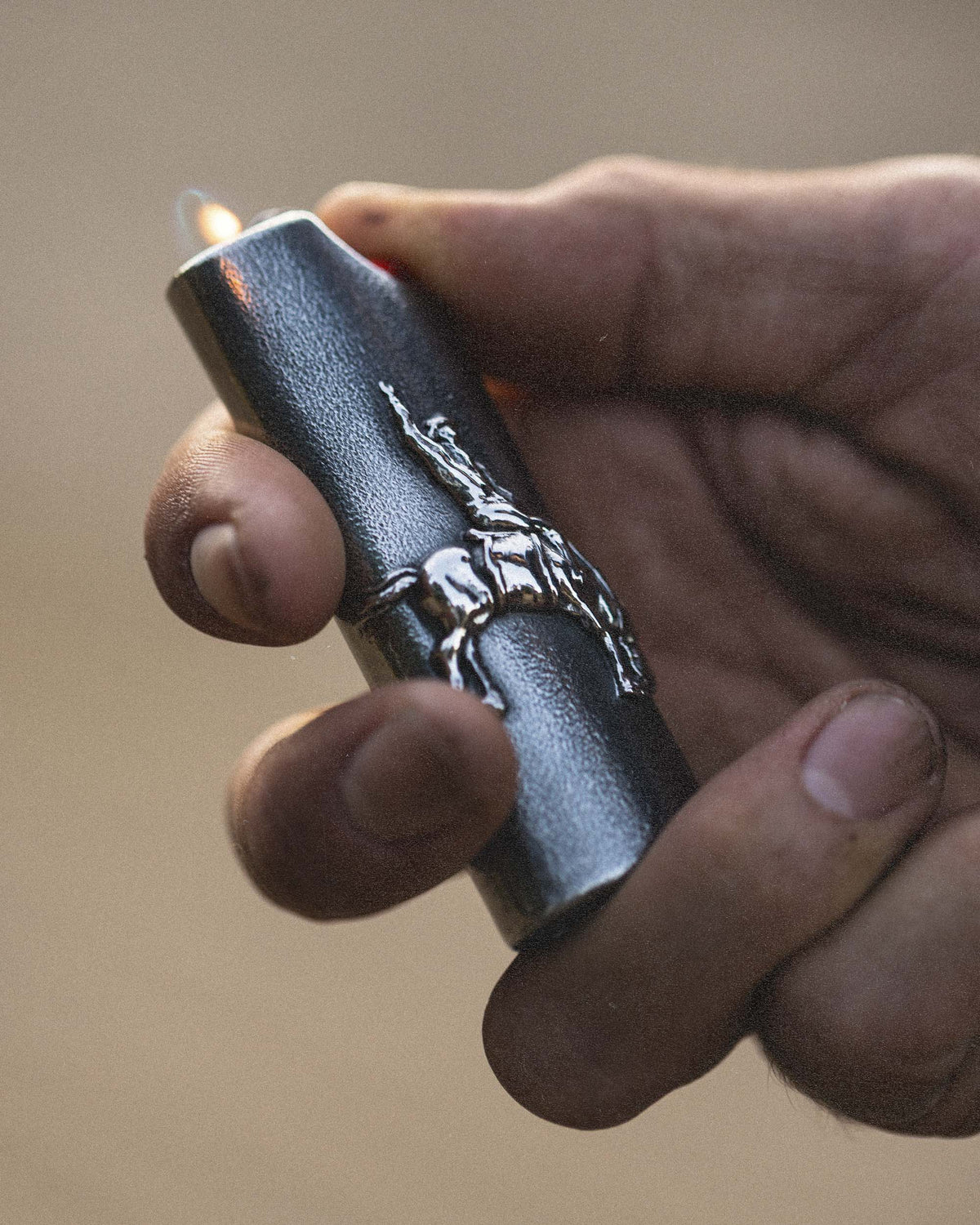 Diamond Cross Lighter Cover