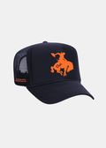 Navy & Orange | Kids Trucker Hat