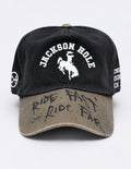Jackson Black + Tan Brim | Winter 27 Range Caps