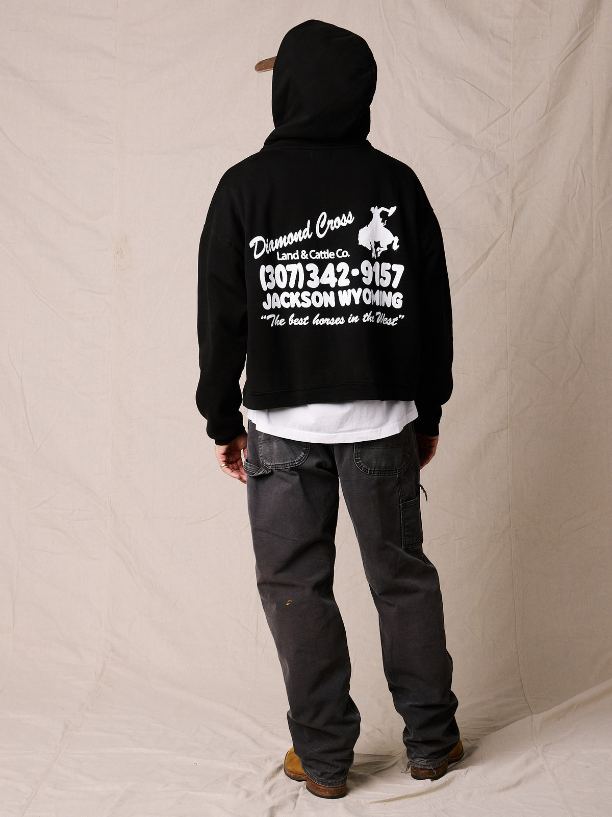 Black | Phone # Hoodie