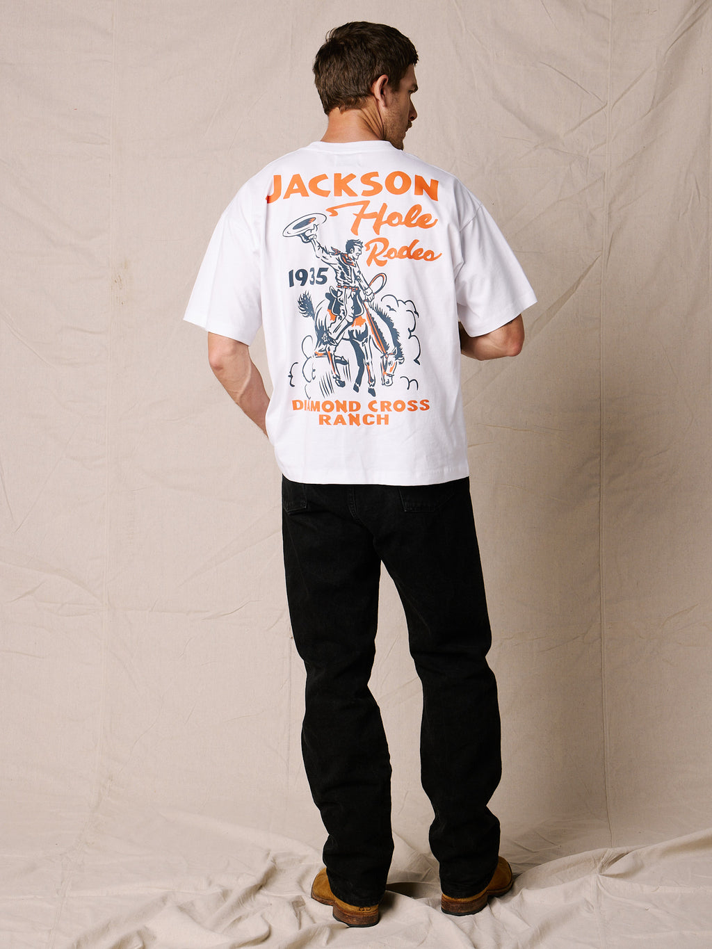 White | Jackson Rodeo Tee