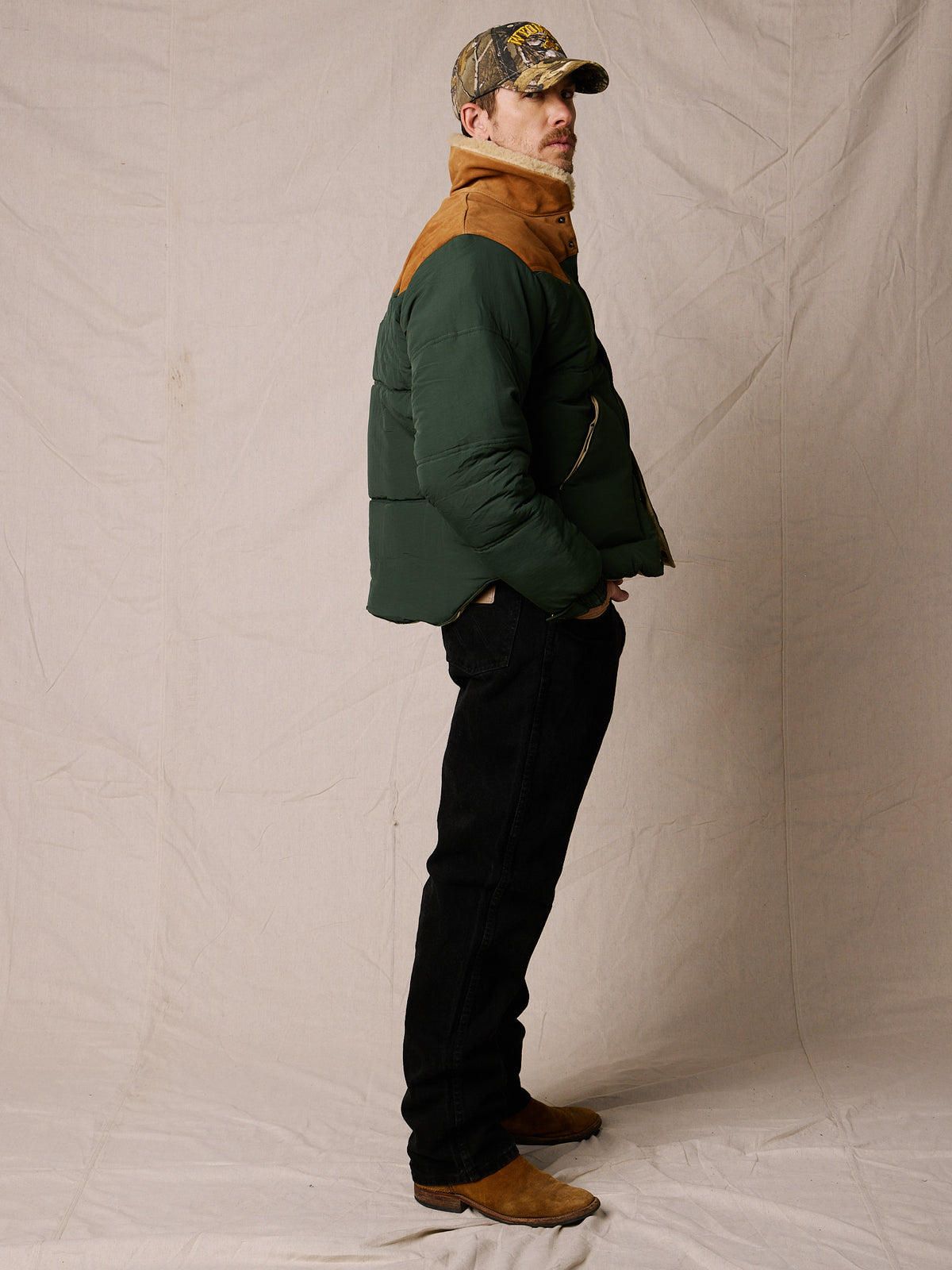 Timber Green Puffer Jacket | The Icon Puffer