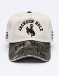 Jackson Offwhite w Camo Brim | Camo Range Cap