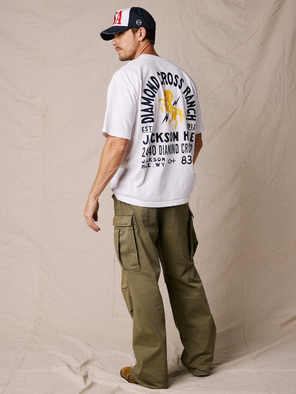 White | Address Tee
