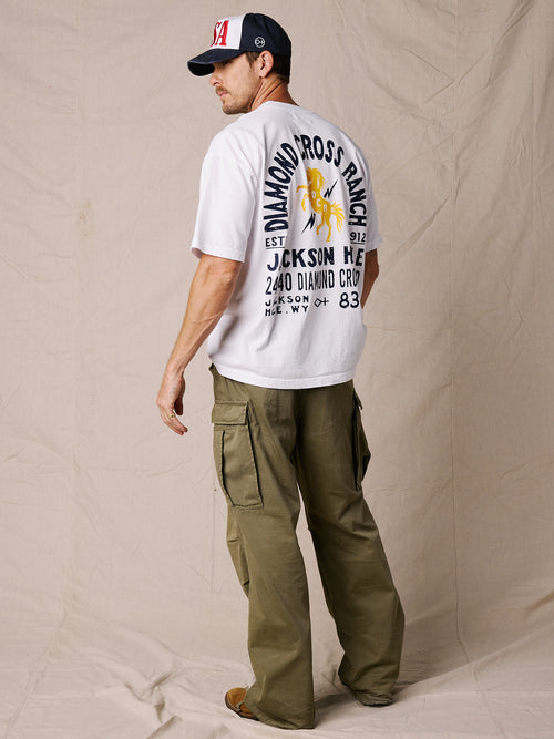 White | Address Tee