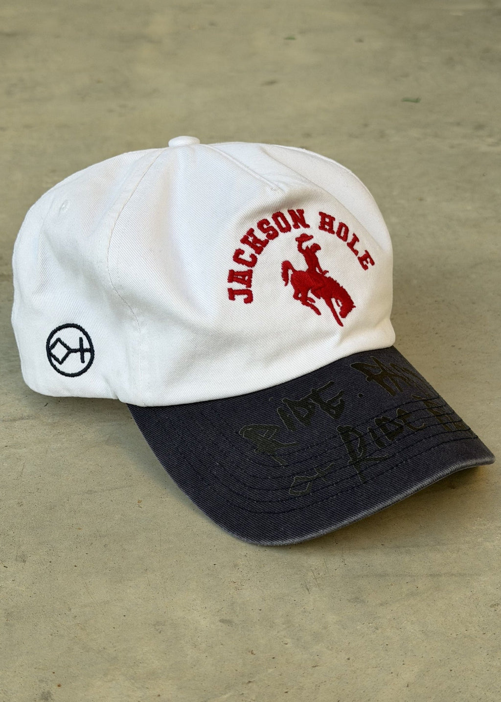 White Body & Blue Brim | Range Cap
