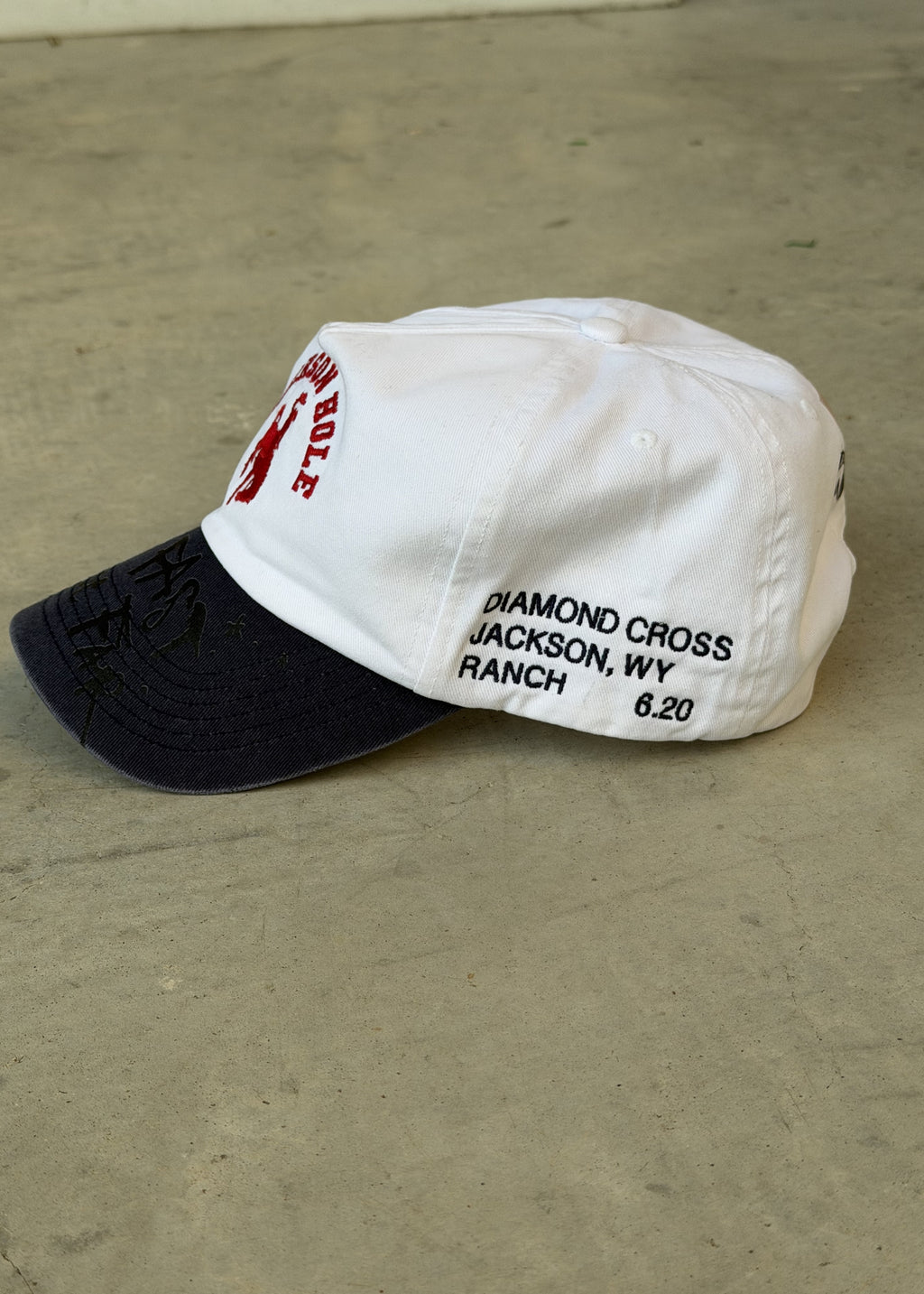White Body & Blue Brim | Range Cap