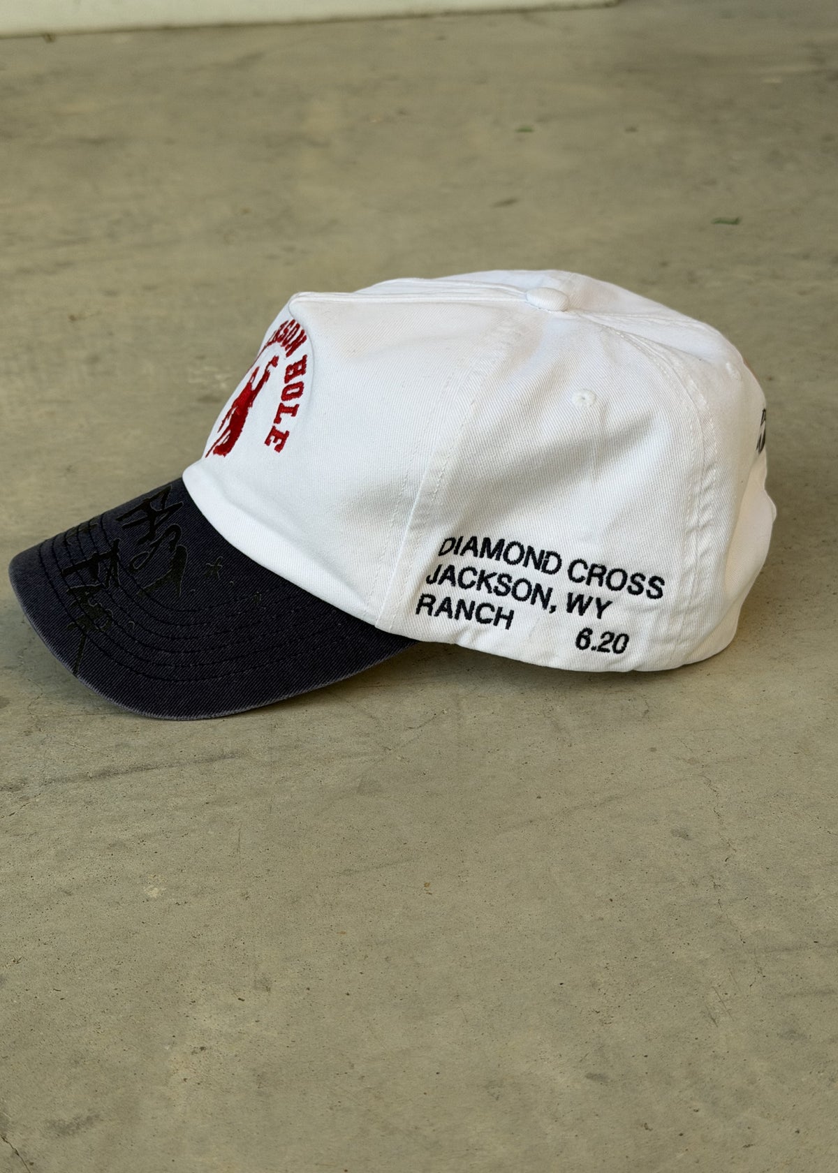 White Body & Blue Brim | Range Cap