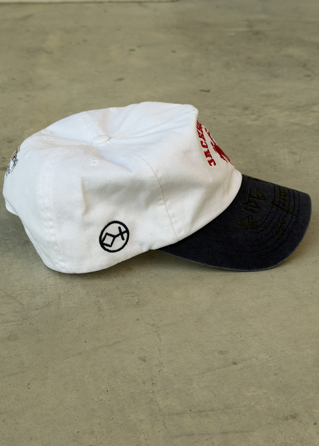 White Body & Blue Brim | Range Cap