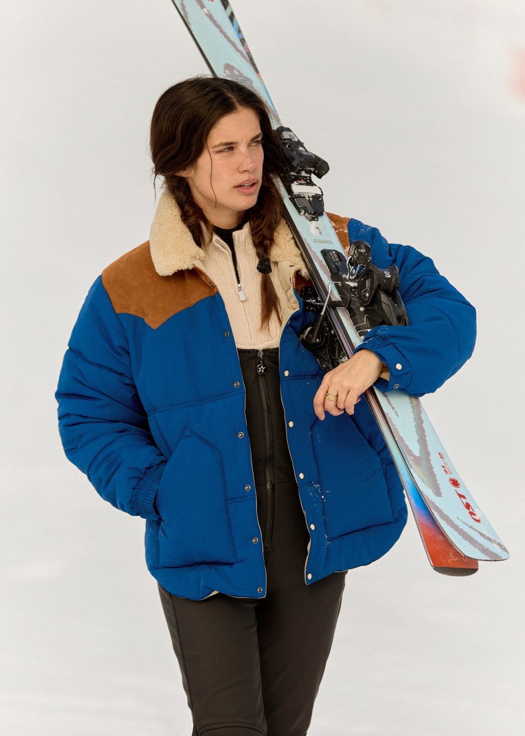 Teton Blue Puffer Jacket | The Icon Puffer