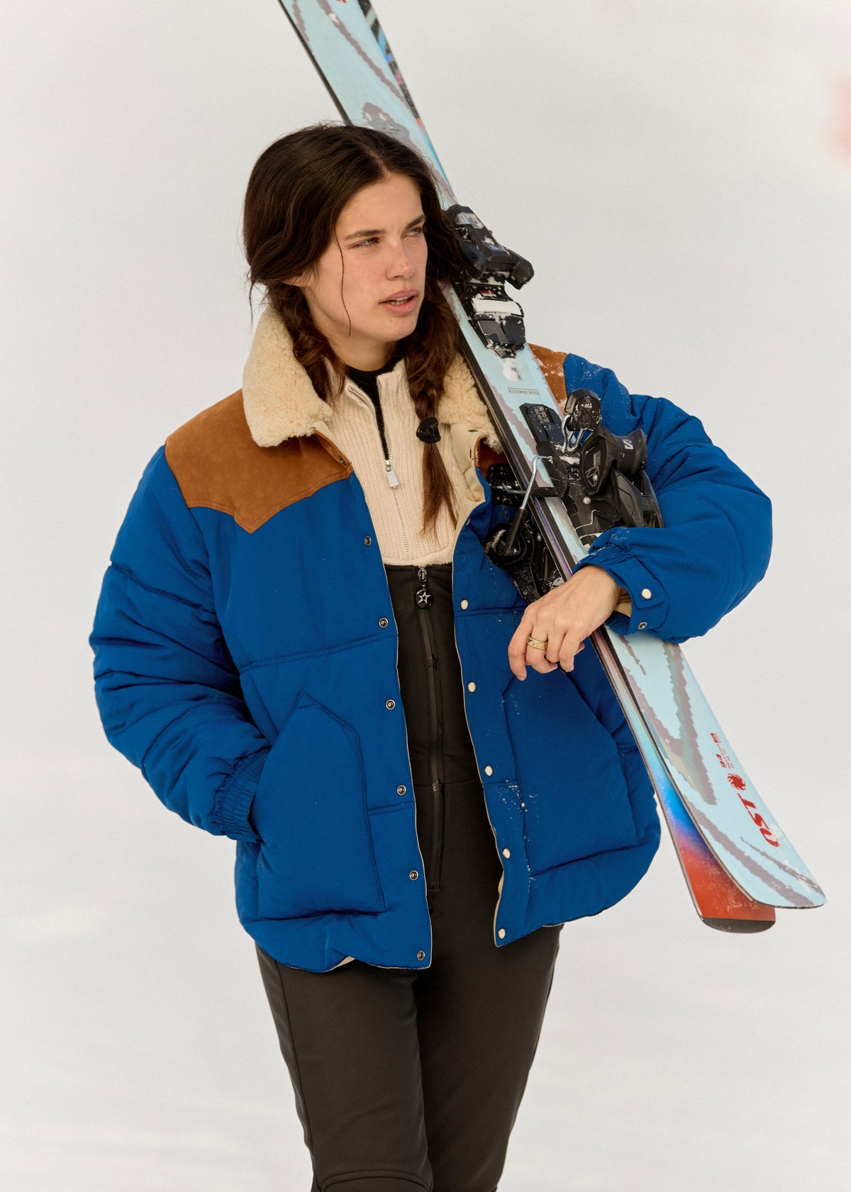 Teton Blue Puffer Jacket | The Icon Puffer