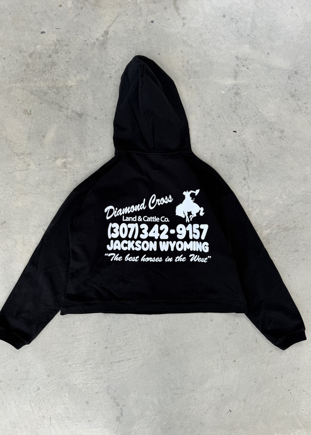 Black | Phone # Hoodie