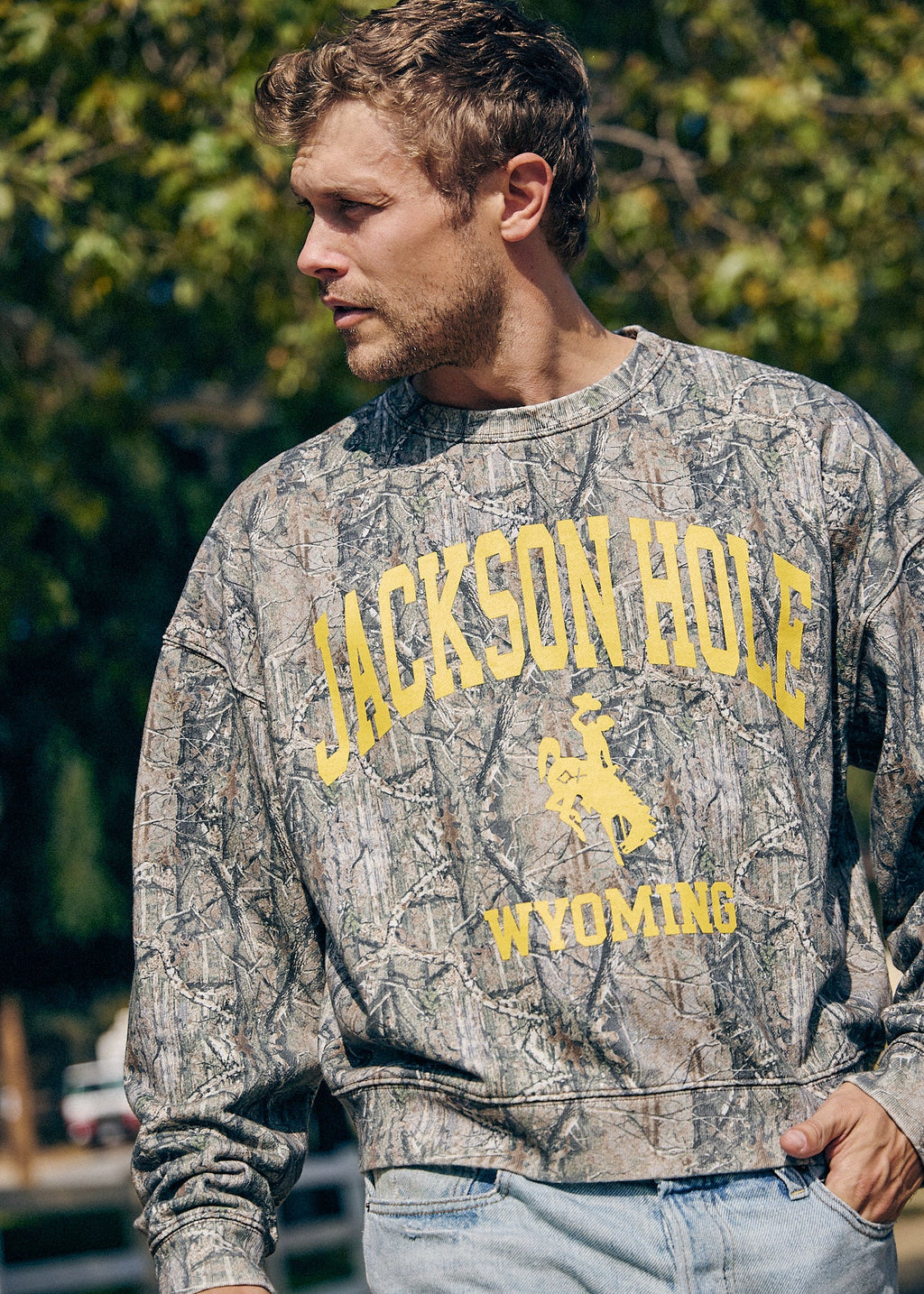 Sage Brush Camo | Classic Crewneck