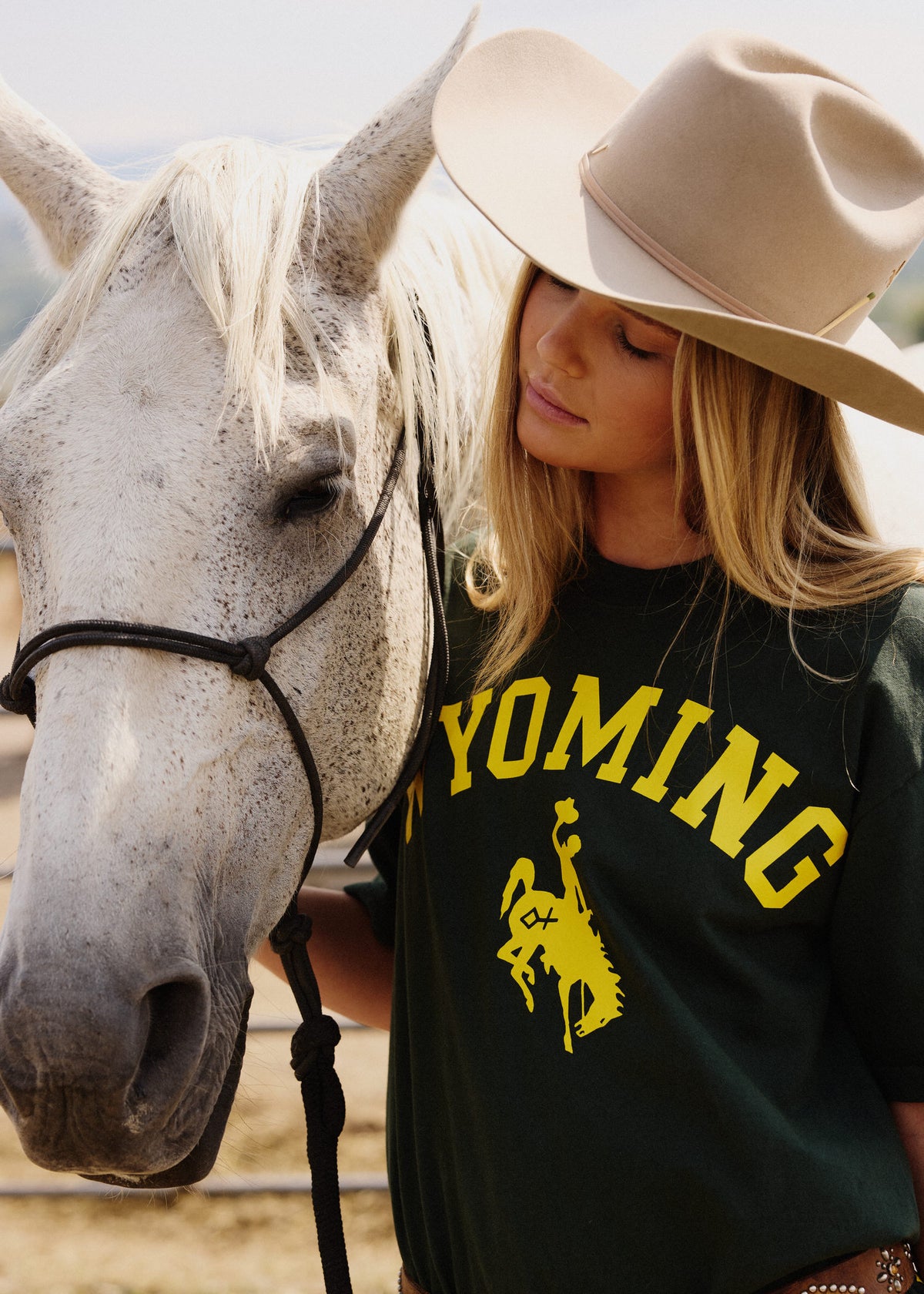 Forrest Green & Icon Yellow | Classic Wyoming Tshirt 