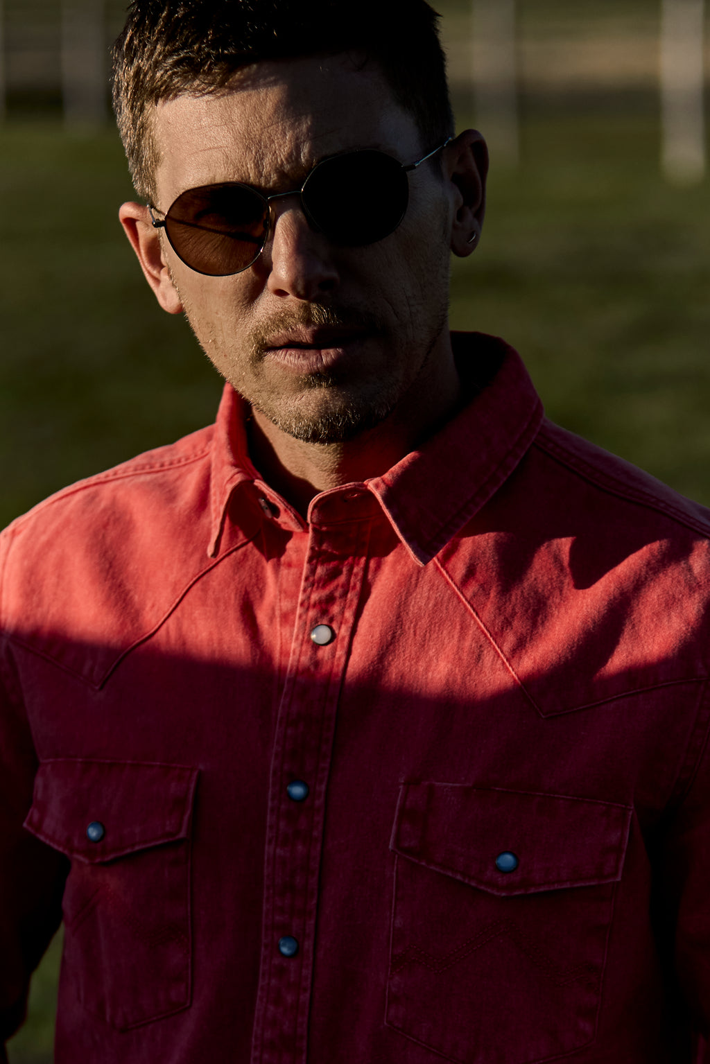 Sun Faded Red | Sun Faded Cowboy Shirts