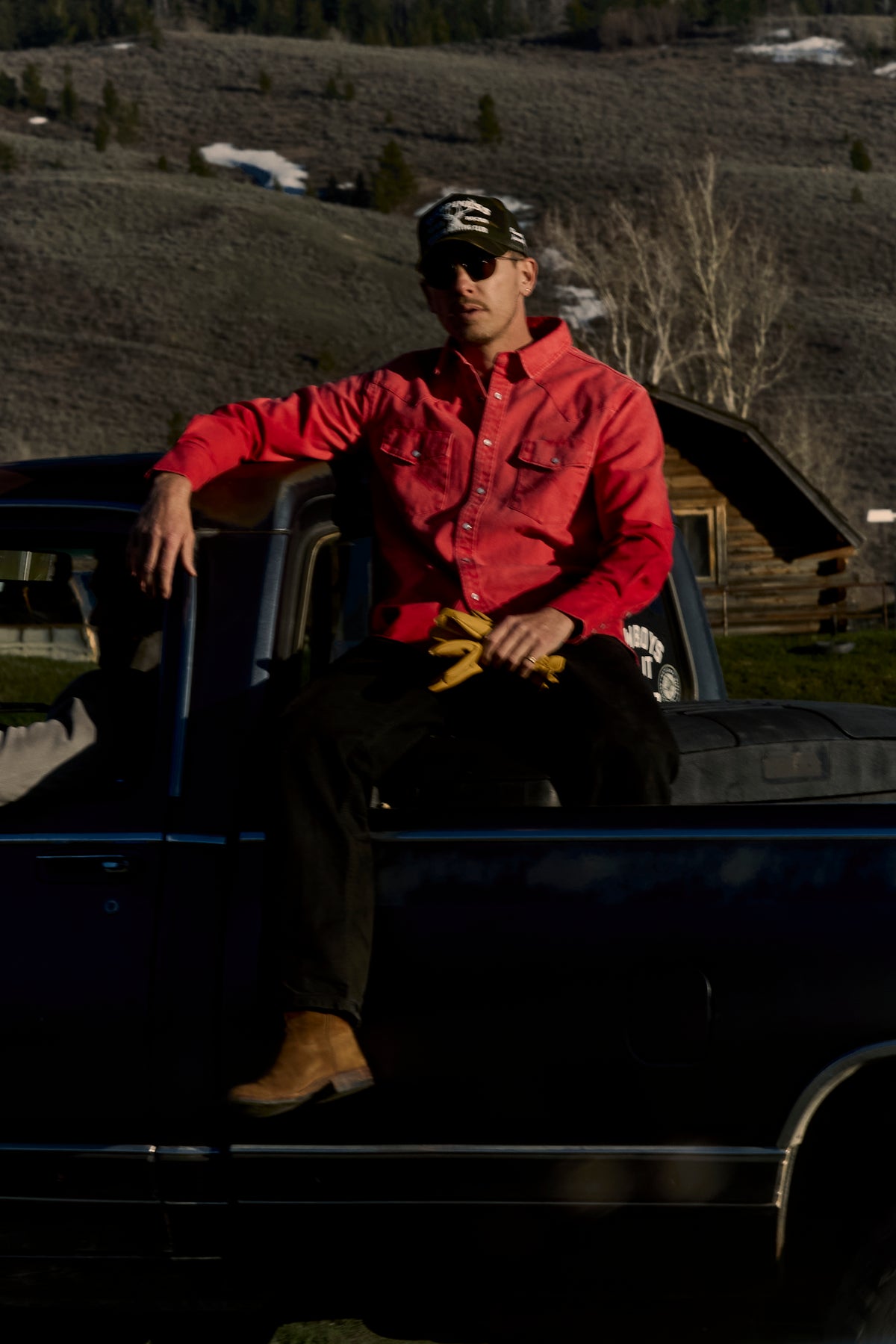 Sun Faded Red | Sun Faded Cowboy Shirts