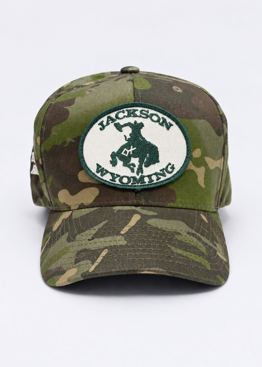Classic Camo + Green Patch | Diamond Cross Ranch Camo Patch Hat