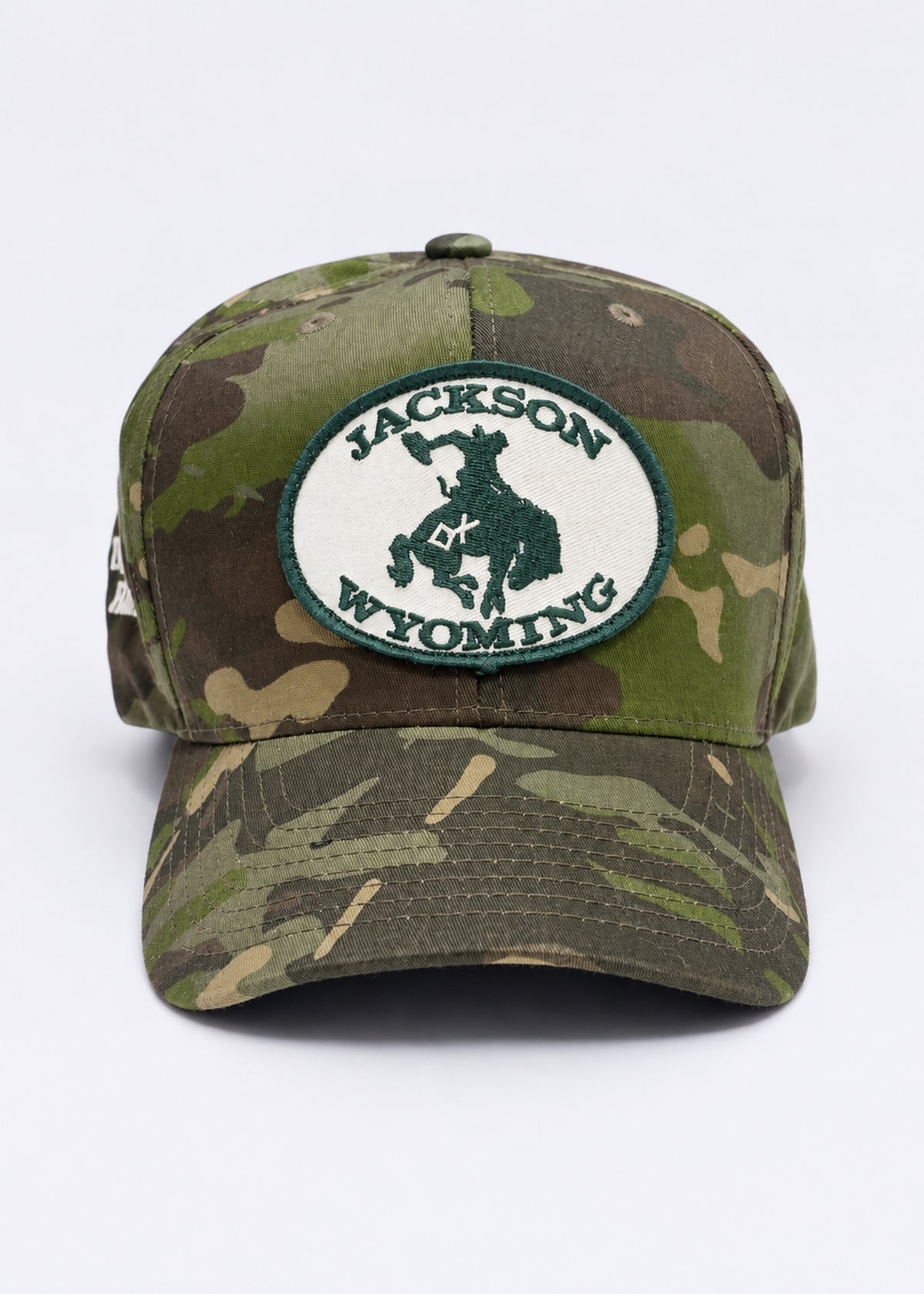 Classic Camo + Green Patch | Diamond Cross Ranch Camo Patch Hat