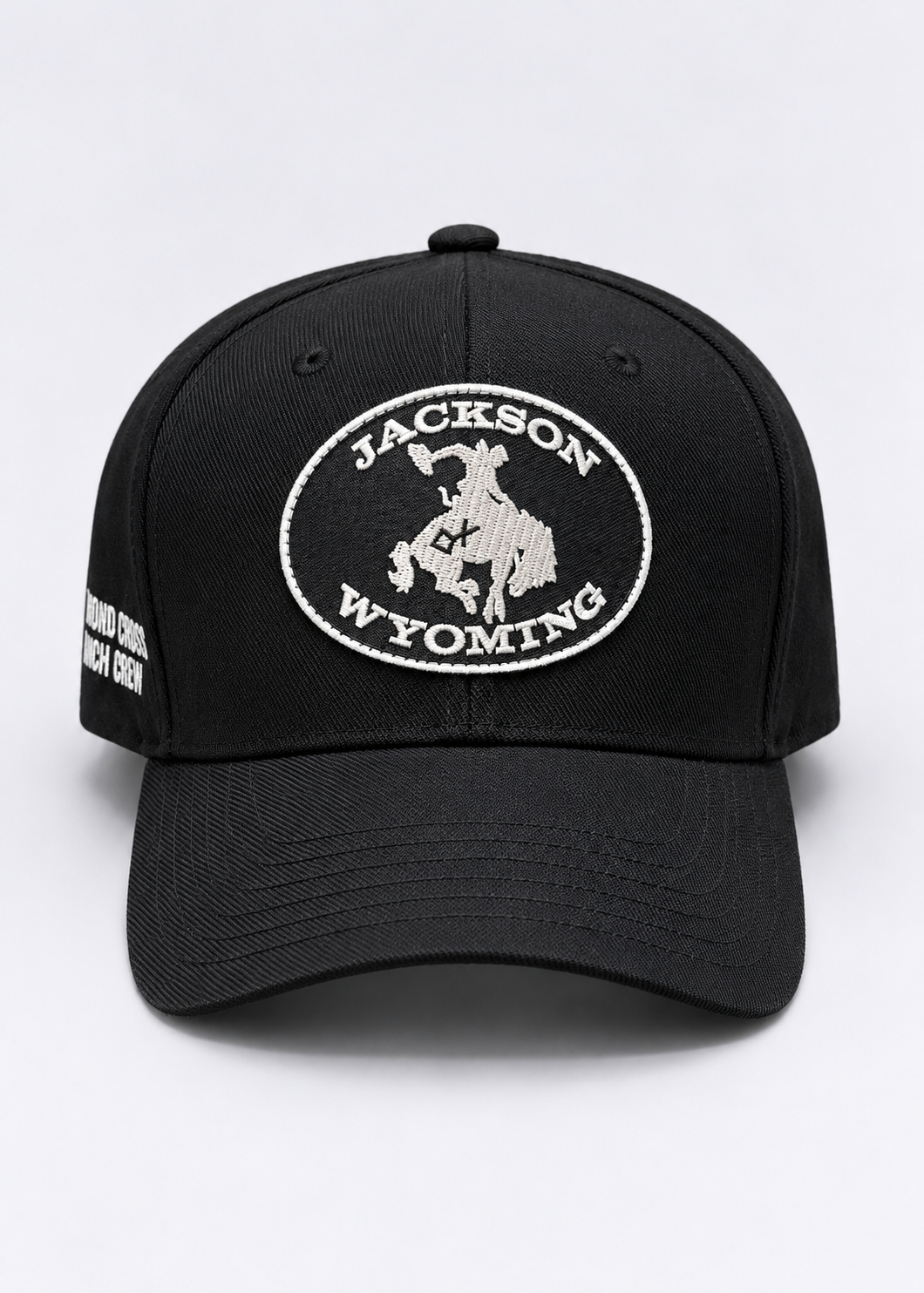 Black | Diamond Cross Ranch Black Patch Hat
