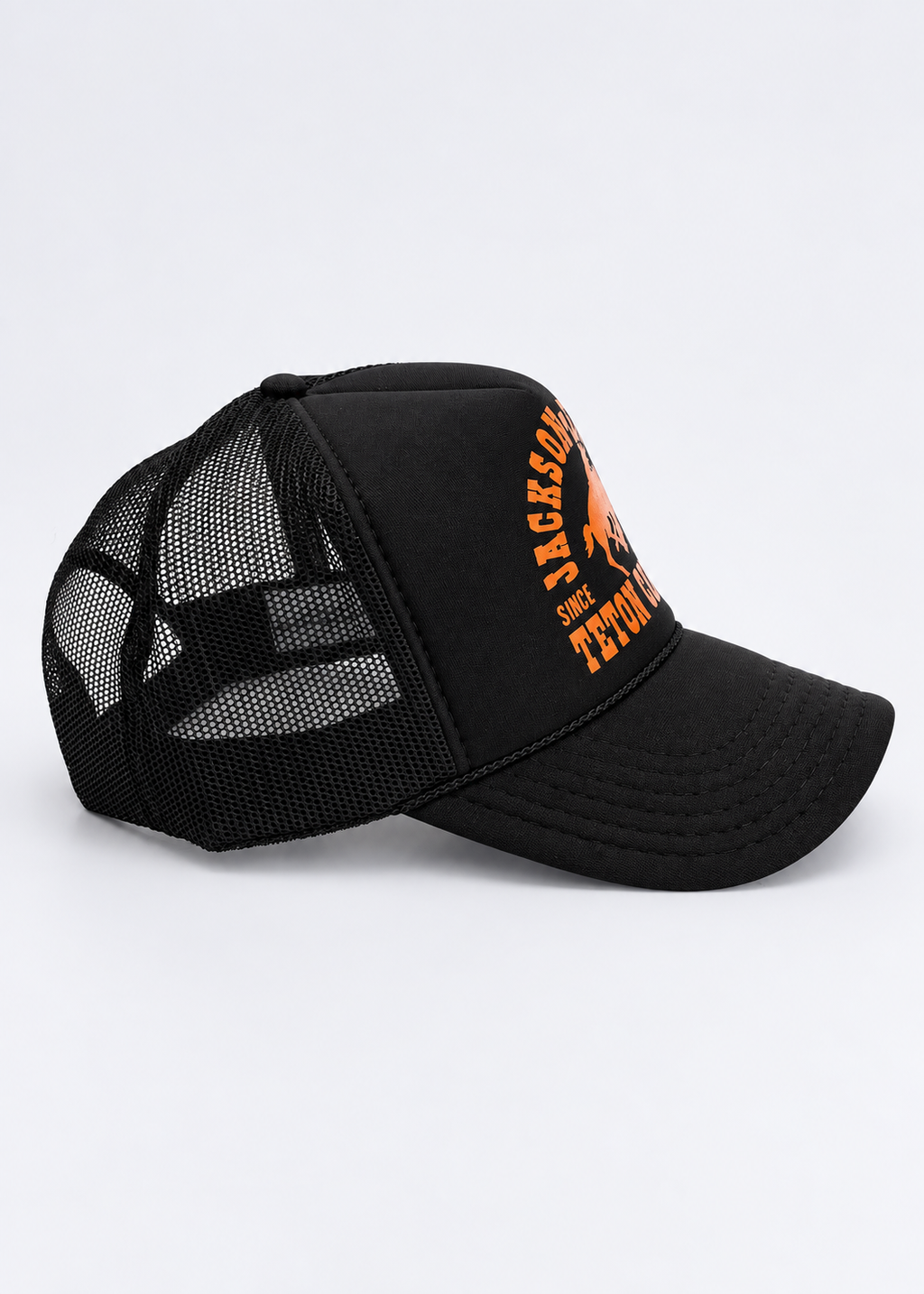 Black + Orange | Buckin Trucker