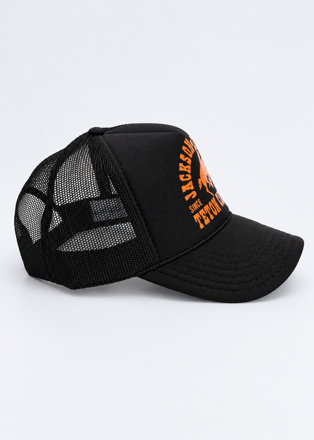Black + Orange | Buckin Trucker