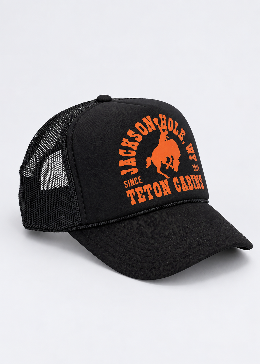Black + Orange | Buckin Trucker