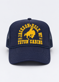 Navy + Yellow | Buckin Trucker