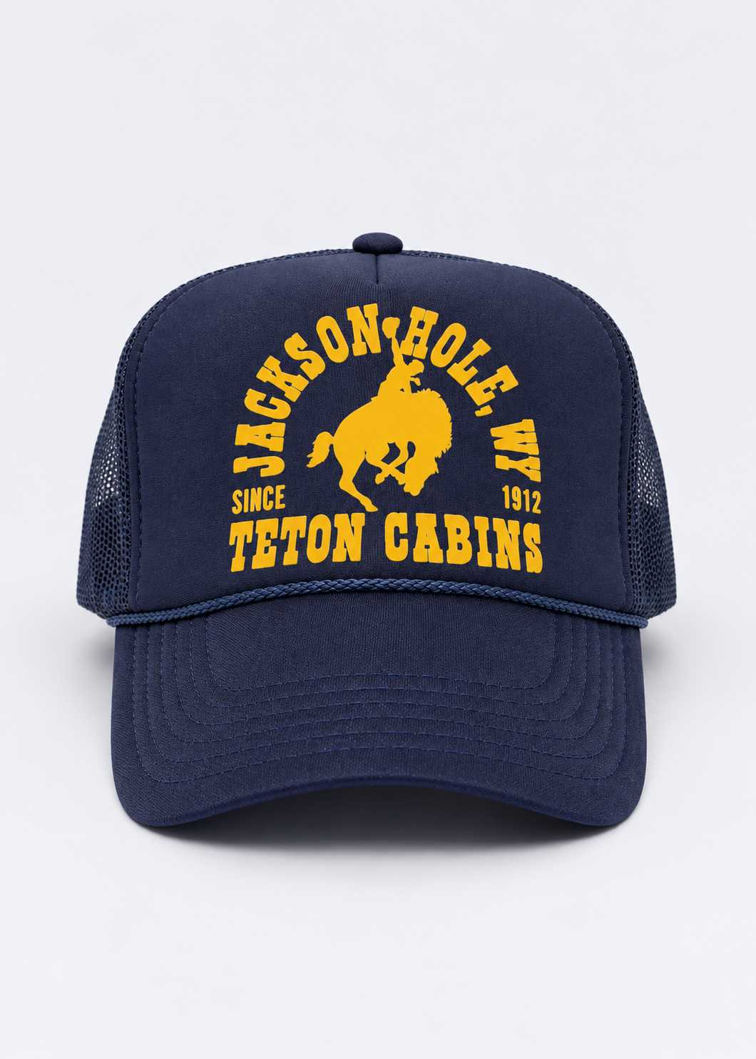 Navy + Yellow | Buckin Trucker