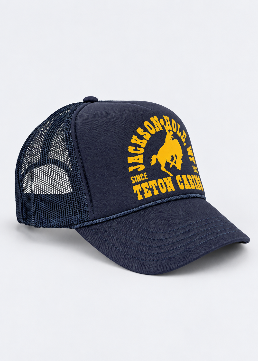 Navy + Yellow | Buckin Trucker