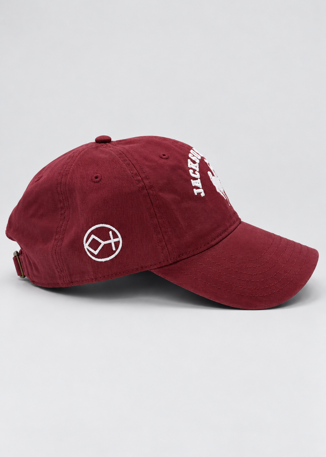 Burgundy | Diamond cross ranch dad caps