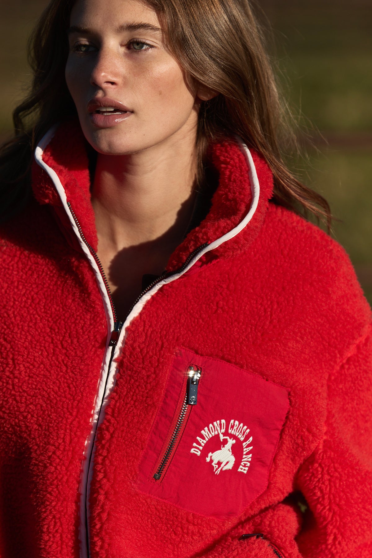 Maverick Red | Diamond Cross Classic Fleece