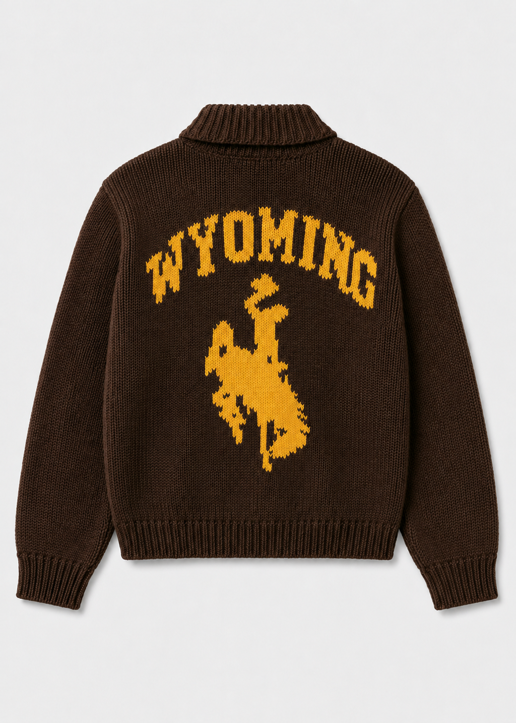Brown & Yellow (Preorder) | Wyoming Zip Sweater (Preorder)