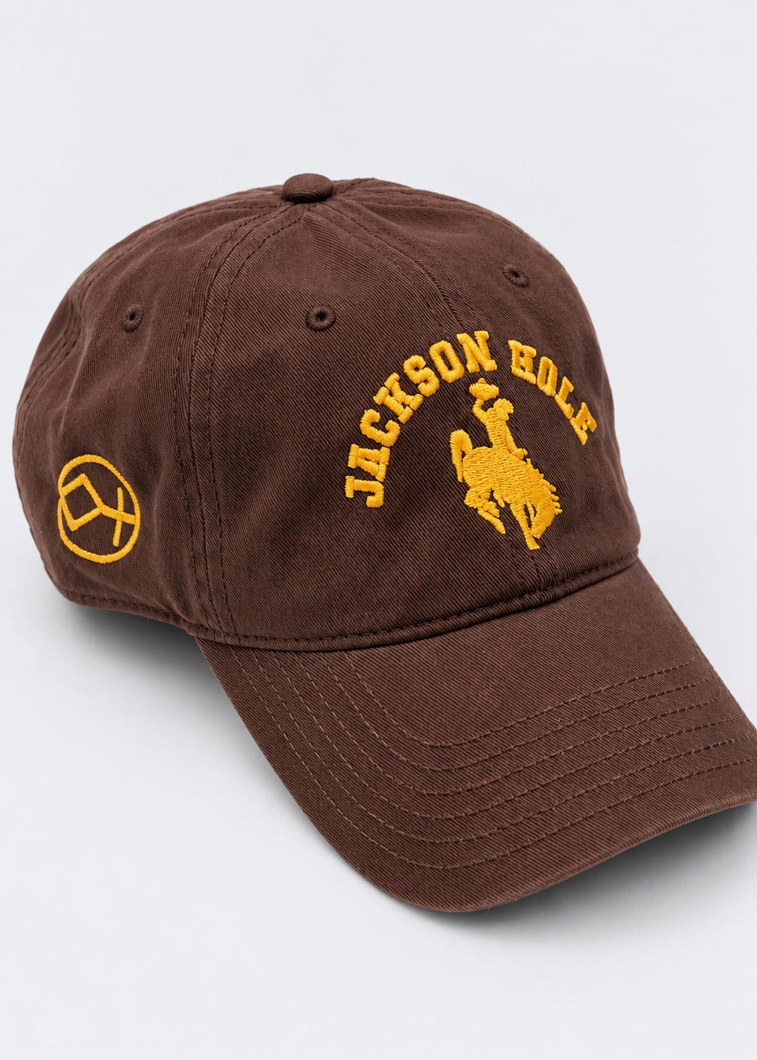 Brown | Diamond cross ranch dad caps