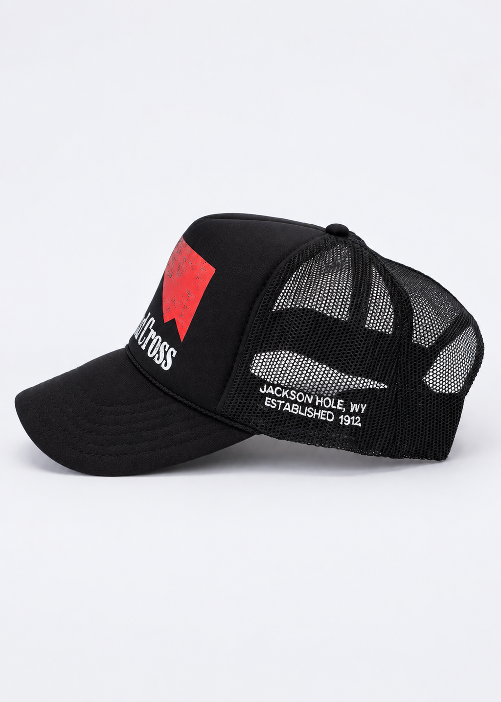 Black Cap & Red Logo | Cowboy Hat