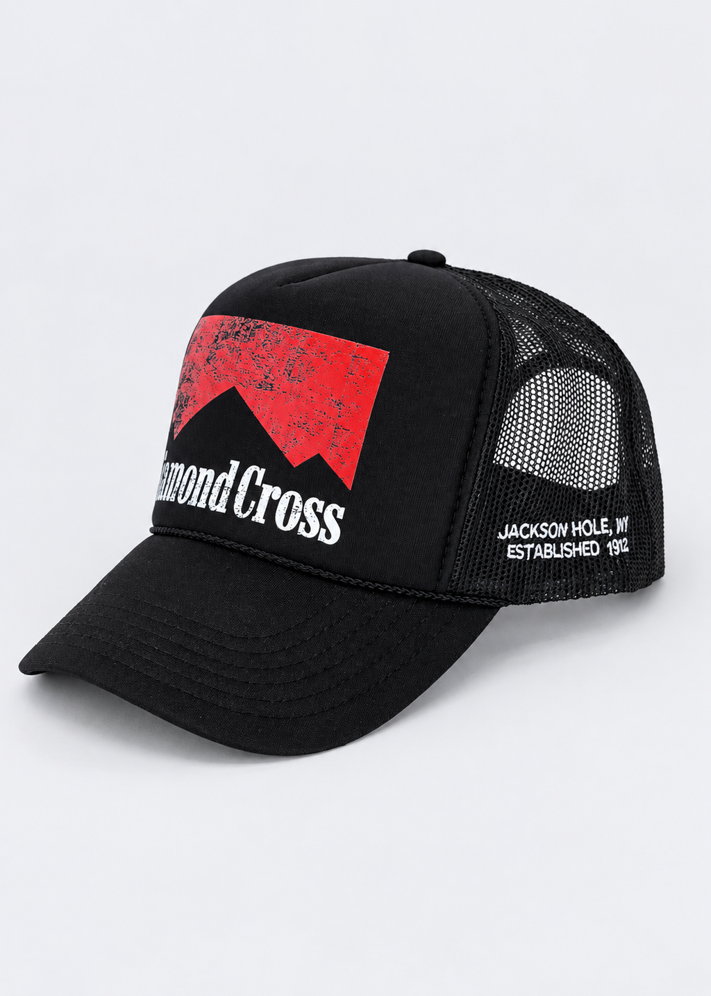Black Cap & Red Logo | Cowboy Hat