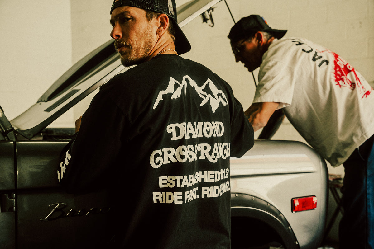 Black | Diamond Cross Ranch Yellowstone Wyoming  Trailblazer Longsleeve