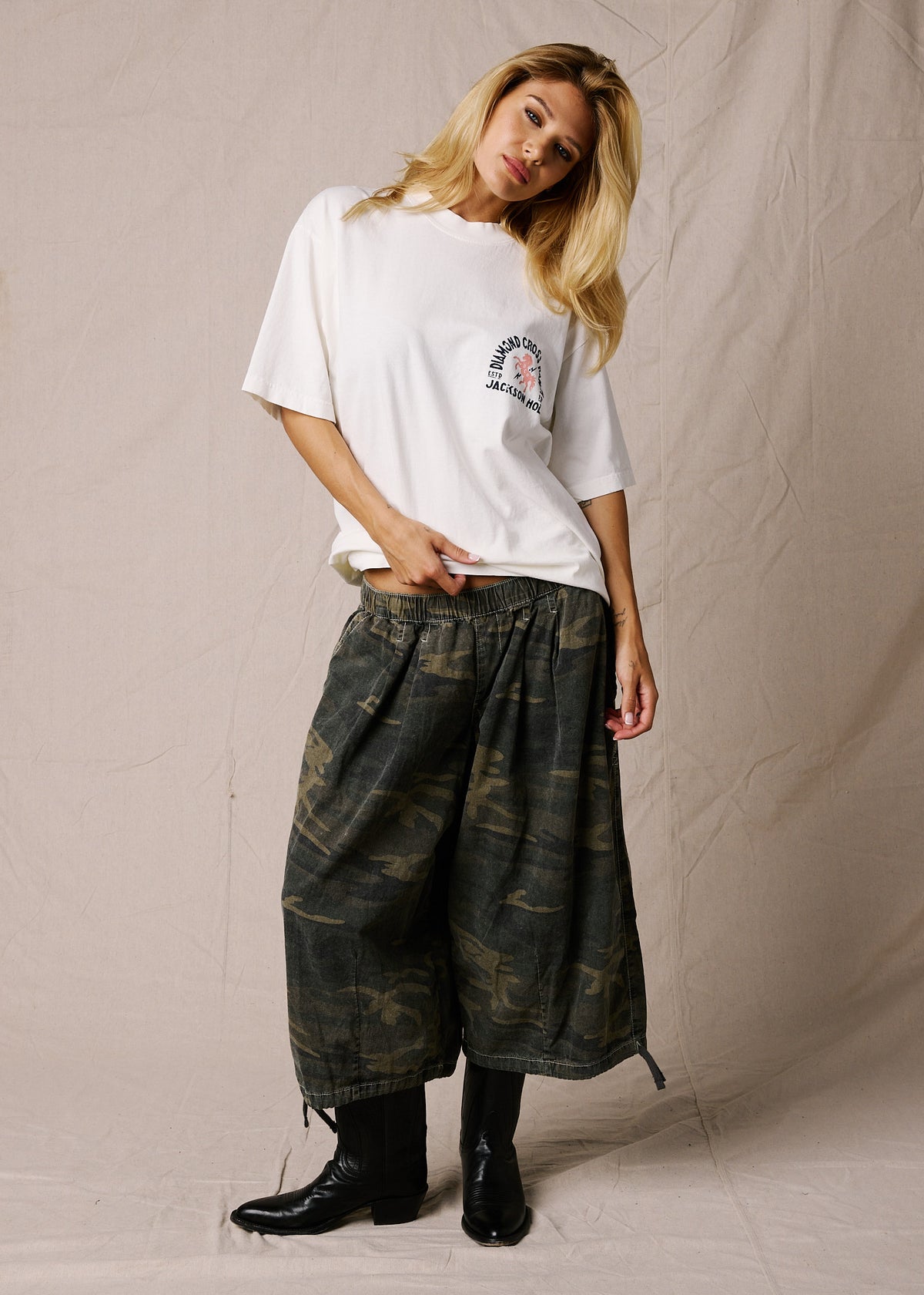 White | Address Tee