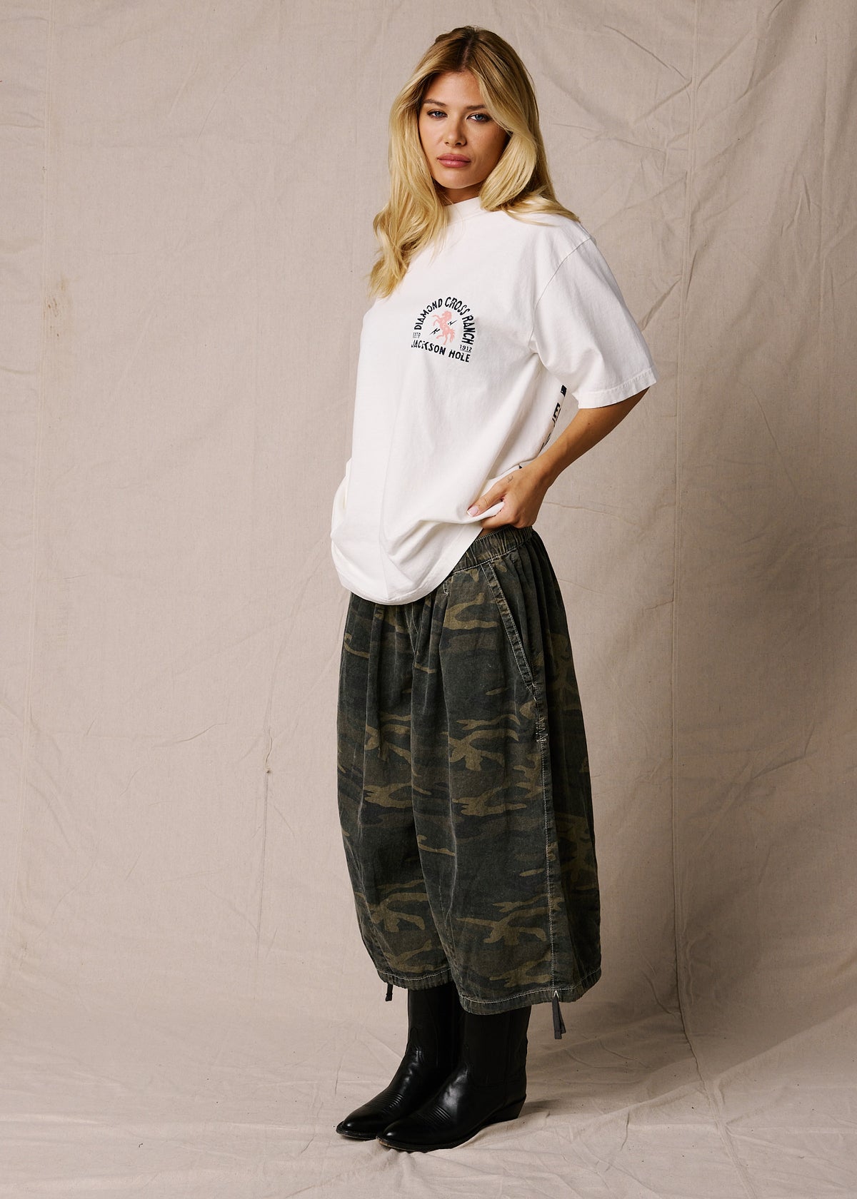 White | Address Tee