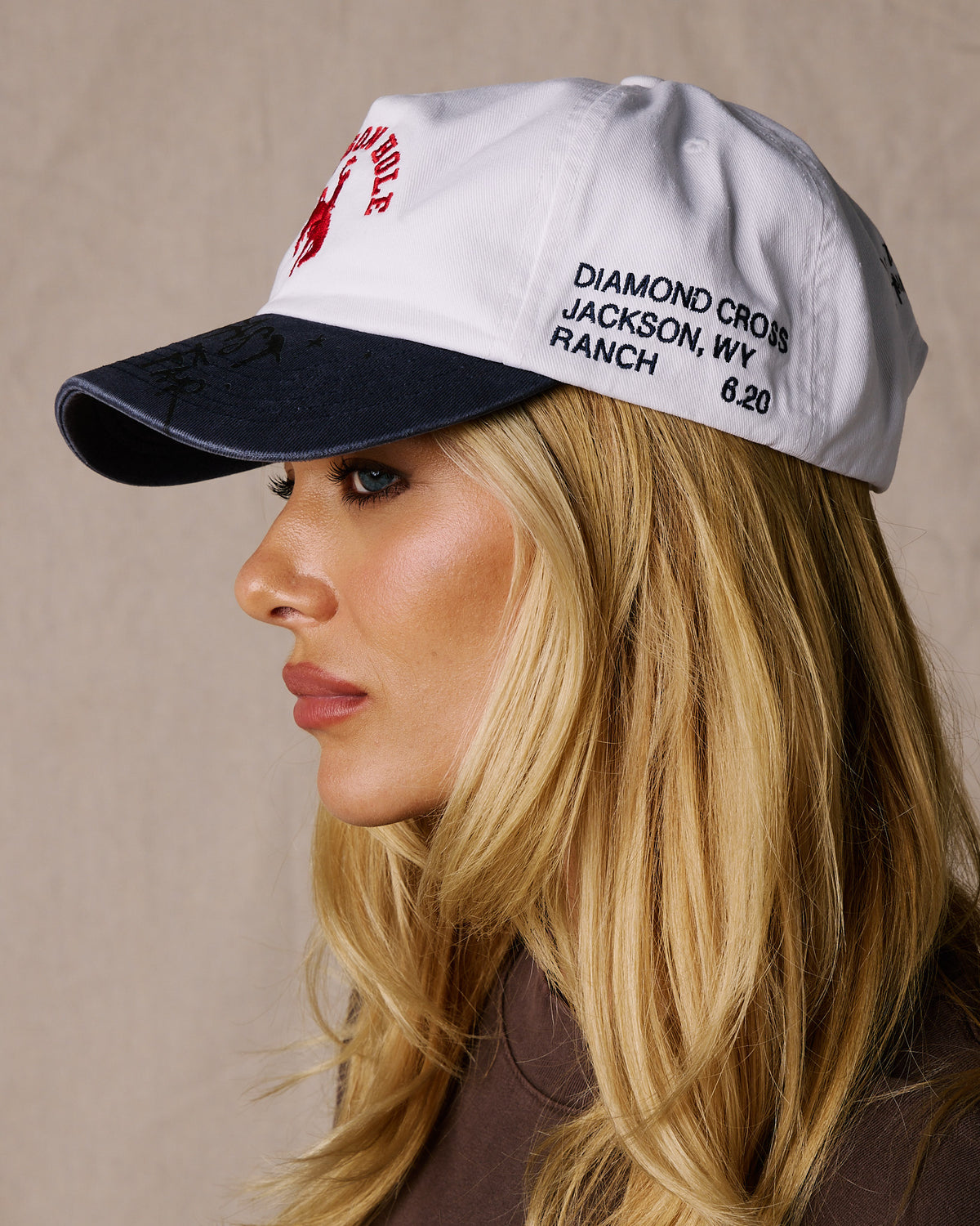 White Body & Blue Brim | Range Cap