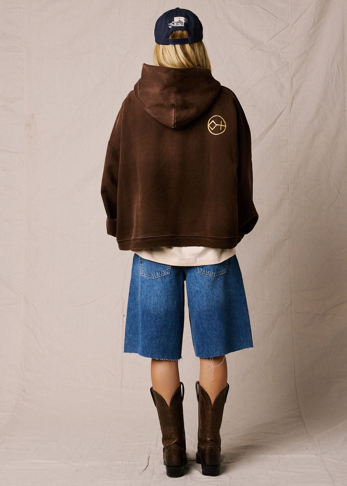 Wyoming Brown w Paint Splats | The Outlaw Hoodie